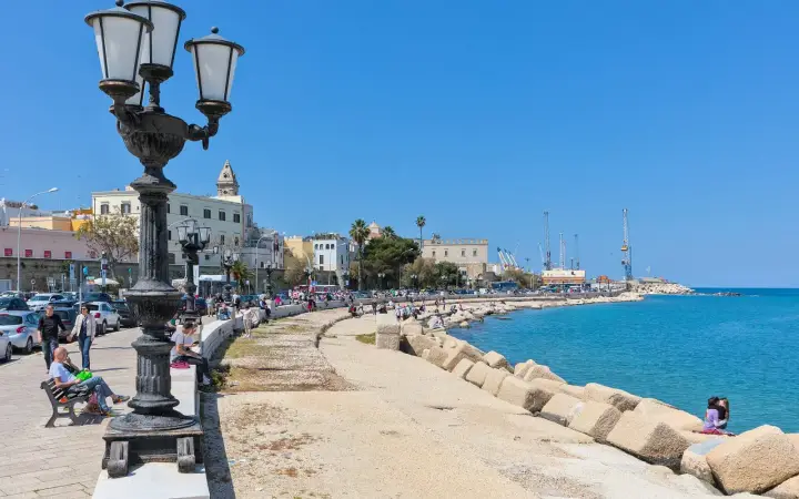 Bari – Blick auf das Reiseziel