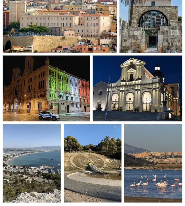 Cagliari – Blick auf das Reiseziel