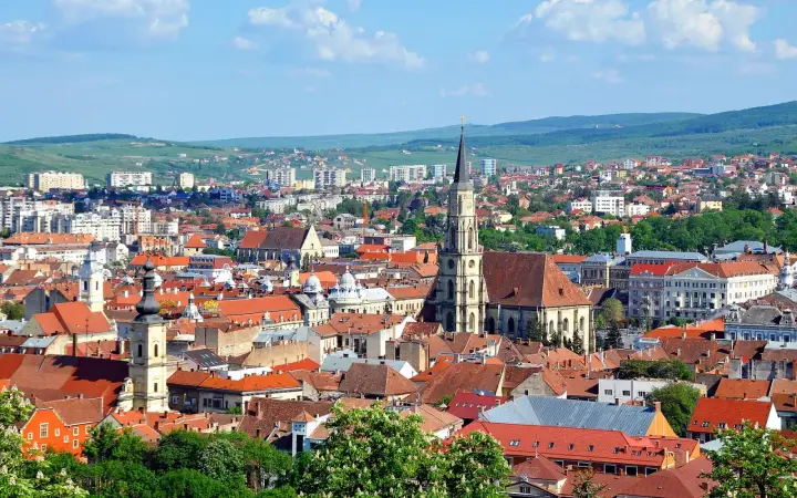 Cluj-Napoca – Blick auf das Reiseziel