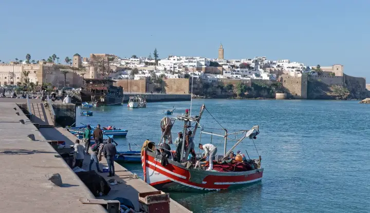 Rabat – Blick auf das Reiseziel