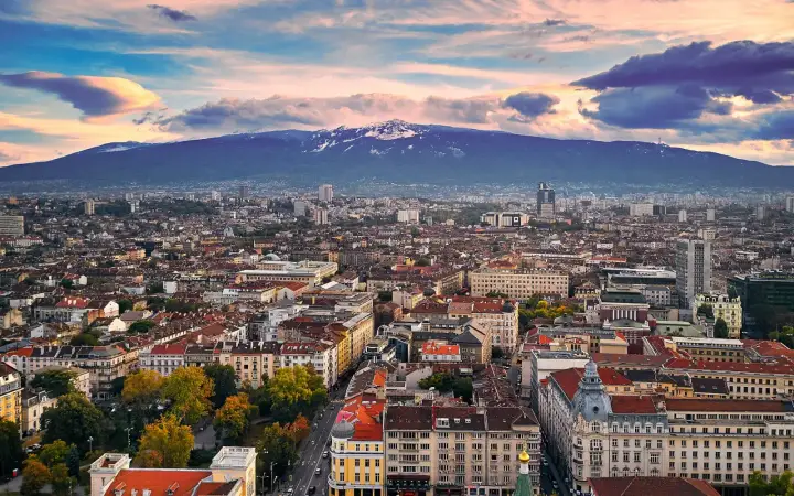 Sofia – Blick auf das Reiseziel