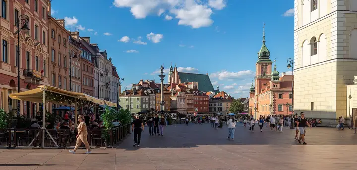 Warschau – Schlossplatz in der Altstadt