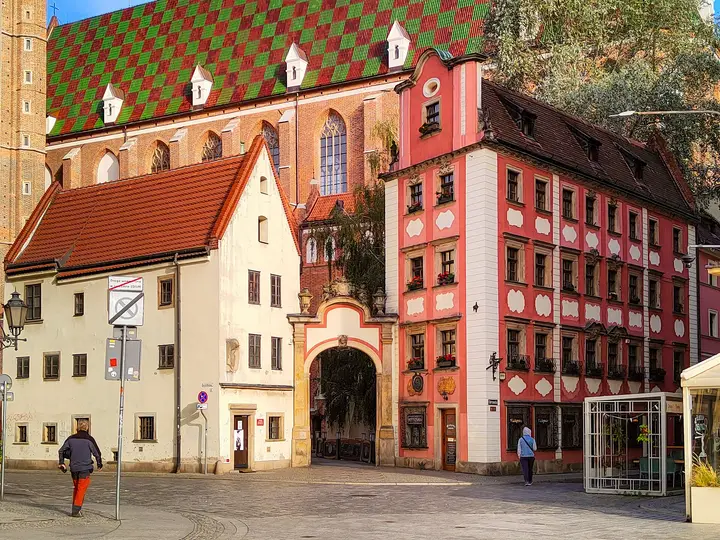 Breslau – bunte Häuser in der Altstadt