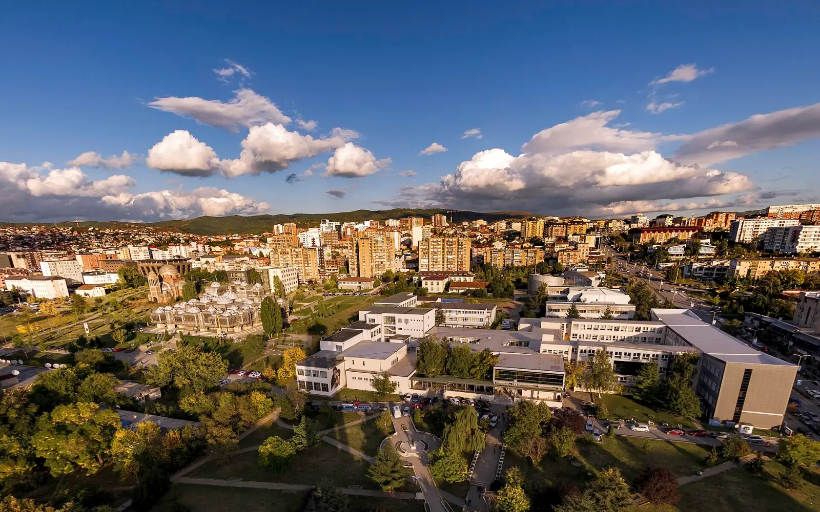 Pristina – Blick auf das Reiseziel